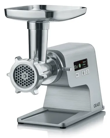 Graef FW 500, 400 W, Sølv, 8 mm, 2,5 kg/min, Rustfritt stål, Aluminium