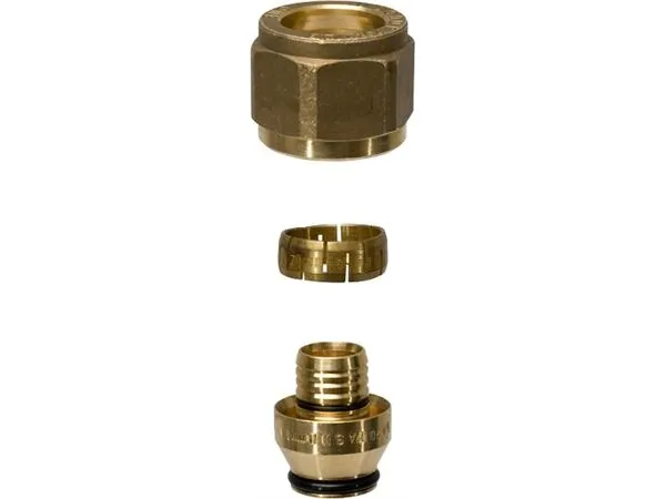 Uponor kobl.sæt 3/4 17-2 Pex - forkromet messing UPONOR Eurokonus