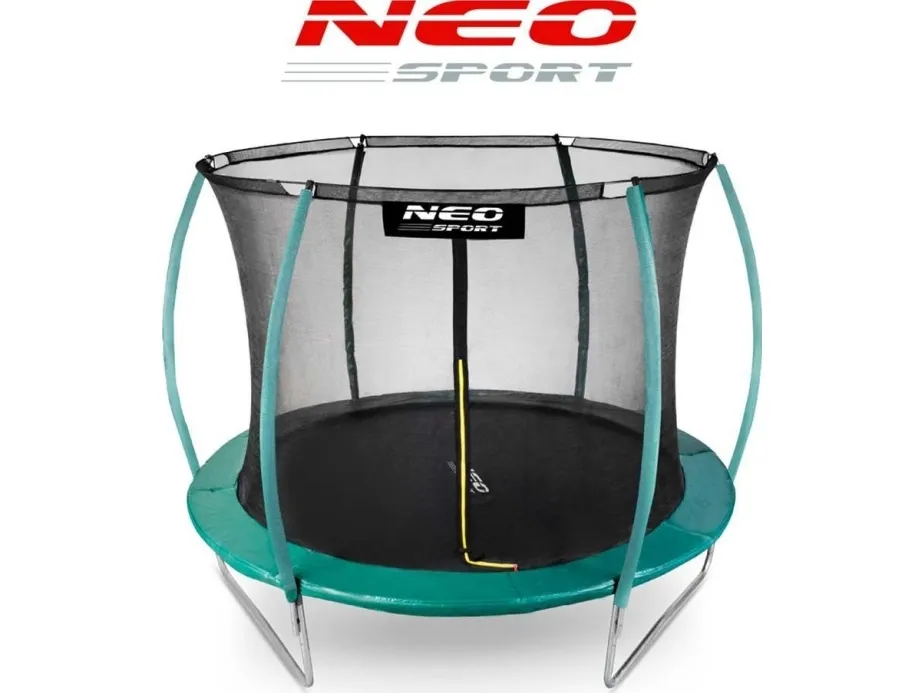 10 fot / 312 cm profilert hage-batut med indre nett „Neo-Sport“