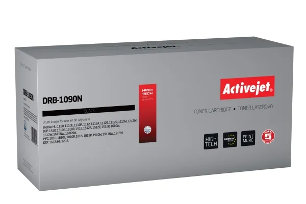 Activejet DRB-1090N, Kompatibel, Brother, Brother HL: 1110, 1110E, 1110R, 1112, 1112A, 1112E, 1112R, 1118, 1208, 1210W, 1210WE, 1212W, 1222...., 1 stykker, 10000 sider, Laserutskrift