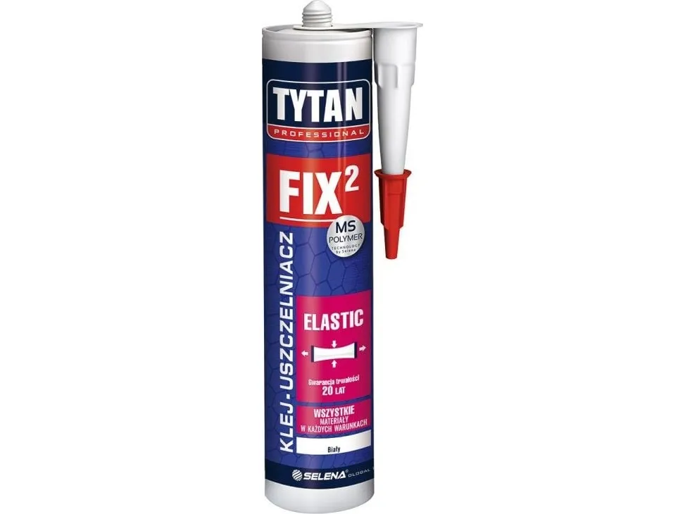 TYTAN MONTERINGSLIM HVIT ELASTISK 290ml PROFESSIONAL
