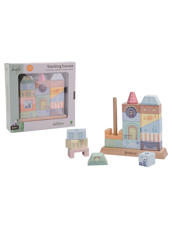 Jouéco The Wildies Family Stacking Houses