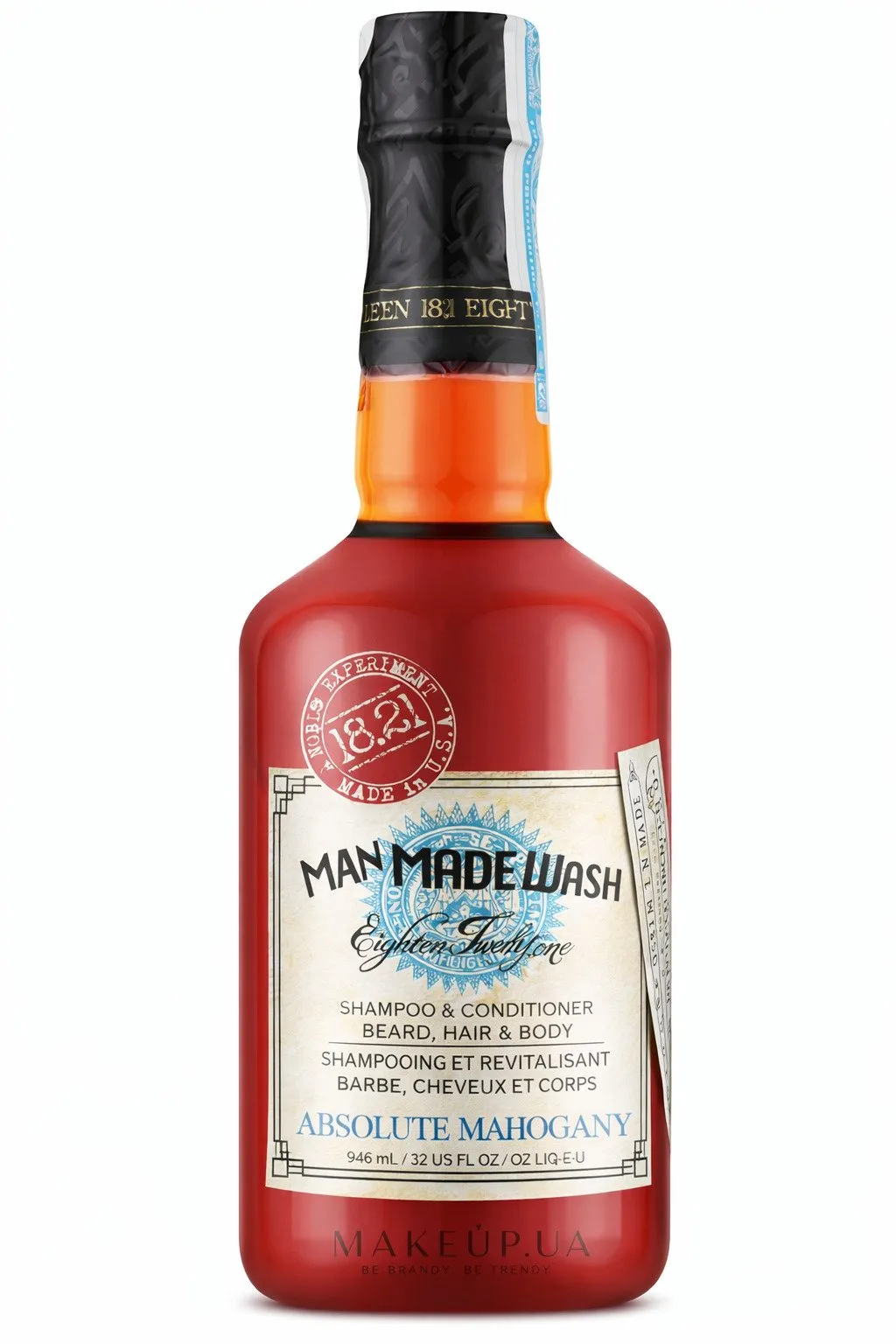18.21 Man Made Wash – Absolute Mahogany - 3in1 shampoo 946 ml