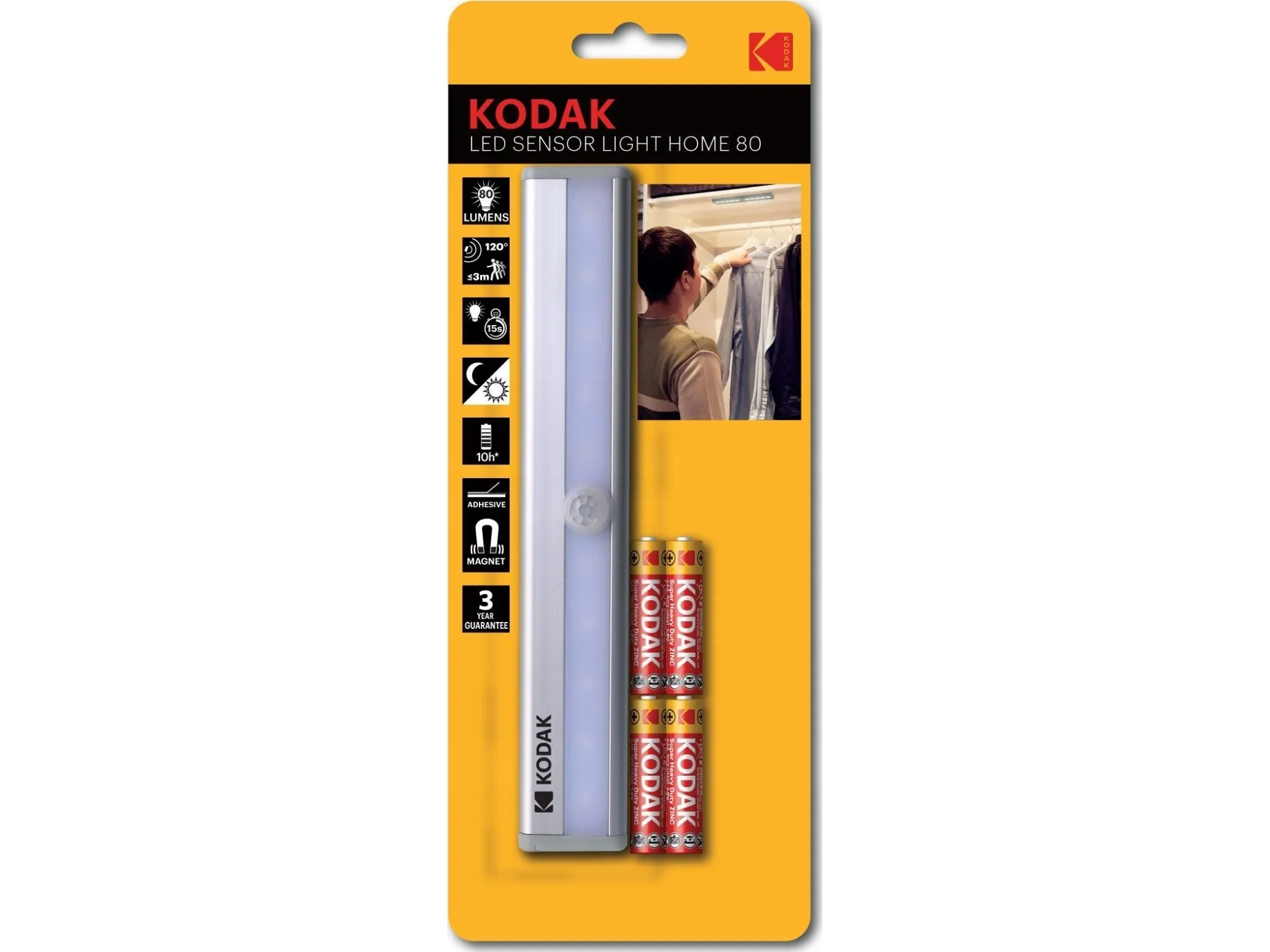 Kodak LED-lampe til skap/skjerm på hylle Home 80 (SB6767)