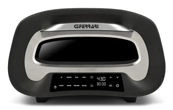 G3 Ferrari Pronto Pizza 2 minuti, 1 pizza(er), Svart, Sølv, Rustfritt stål, 430 °C, 80 - 430 °C, Stein