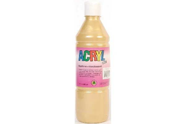 Acryl metallic 500 ml gull