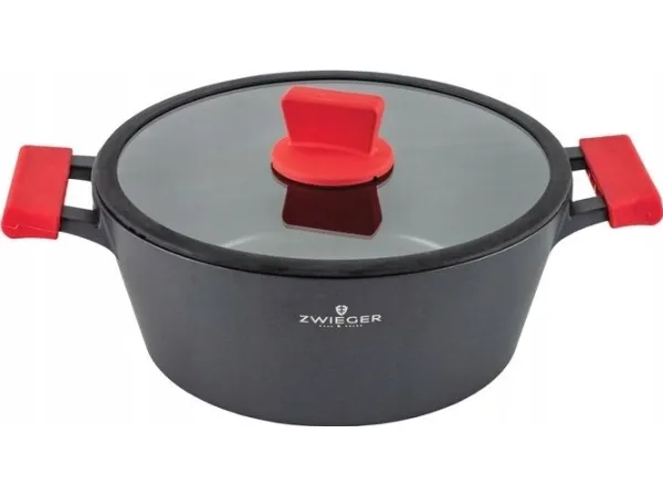 ZWIEGER OBSIDIAN induksjonsgryte med lokk 28cm 5l
