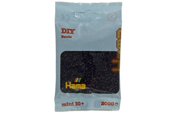 Hama mini perler 2000 stk aubergine