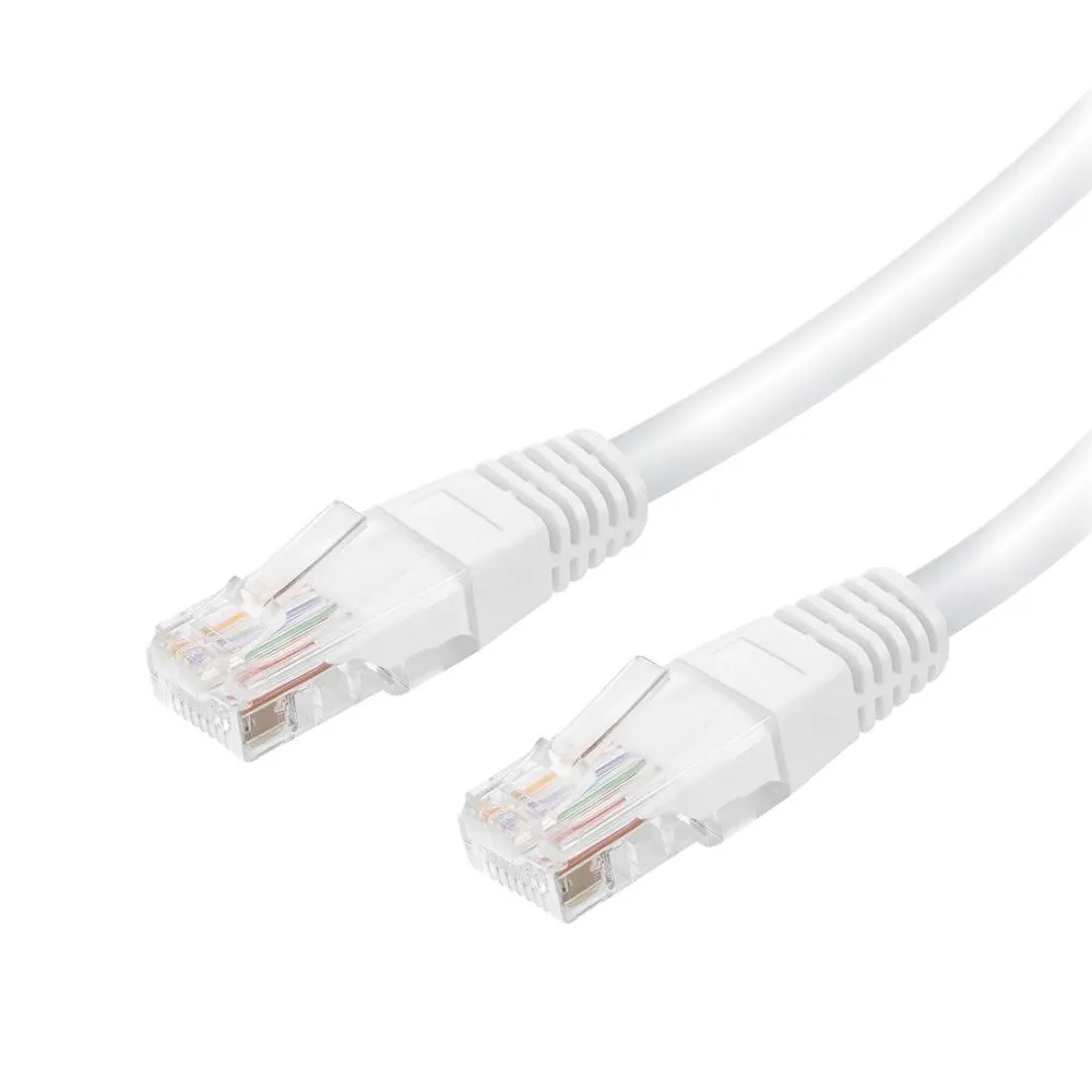 Vivanco VVITLAN5E200W, 2 m, Cat5e, RJ-45, RJ-45, Hvit
