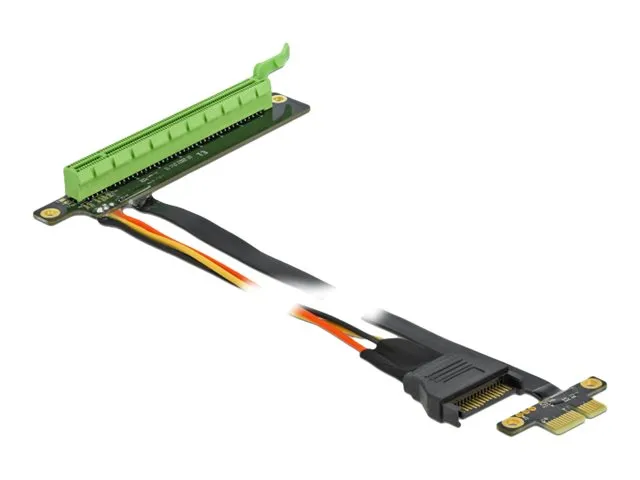 Delock PCI Express x1 to x16 with flexible cable - Stigekort