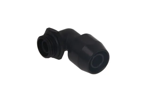 Alphacool 17455, Svart, Passende, Messing, 1/4, 90°, 27 mm
