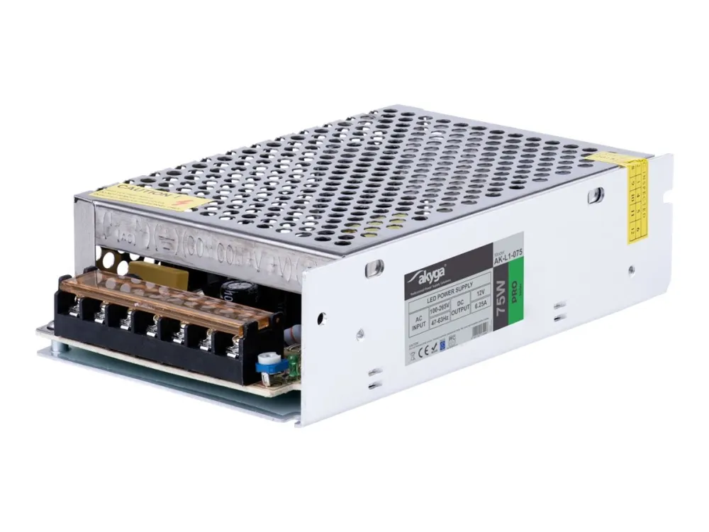 Akyga AK-L1-075 - Pro Series - LED-driver - 75 watt - 6.25 A (skrueterminal)