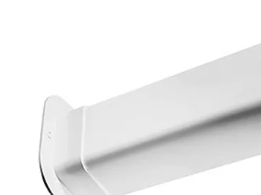 T140-H væggennemføring - 140x90 mm, Hvid RAL 9010