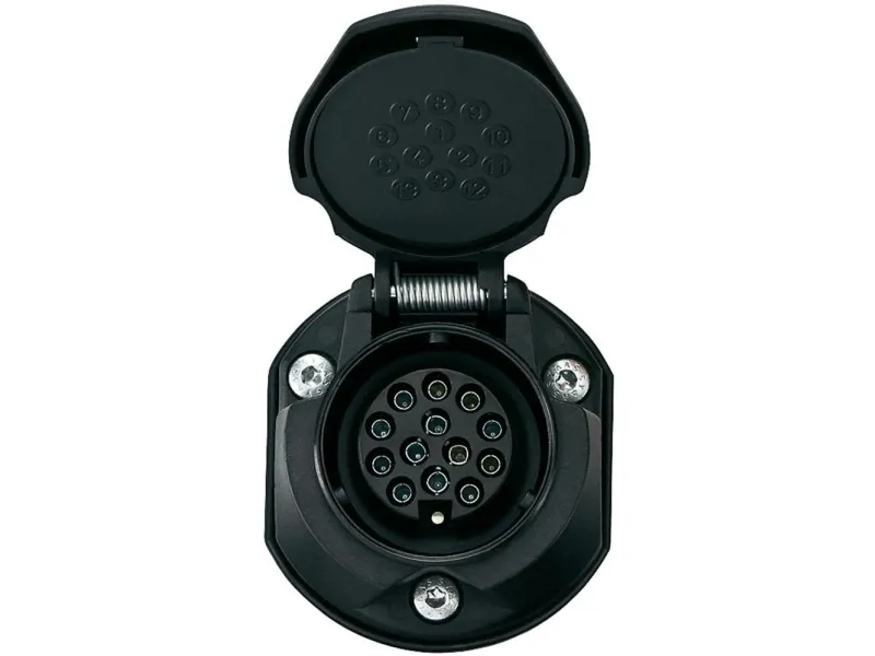 SecoRüt 30135 tilhengerstikkontakt for 13-polet til 13-polet ABS-plast
