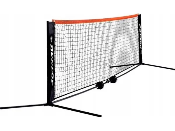 Dunlop netting og stolper Mini Tennis/Badminton, nett + stolpesett 3 m
