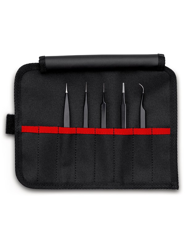 KNIPEX Universal pinsett-sett ESD, 5-delers