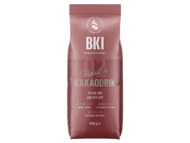 BKI Kakaodrik lys og sød agglo. 14% - (10 stk.)