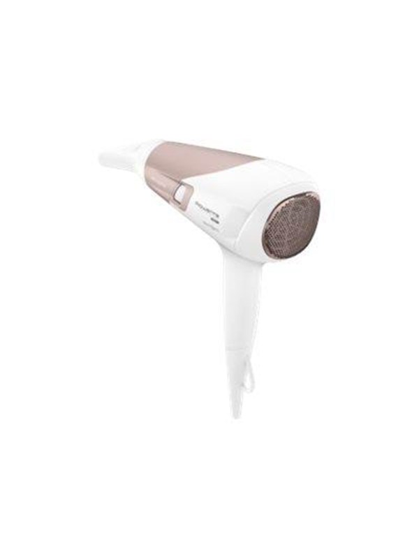 Tefal Hårføner Rowenta Studio Dry Glow CV5830F0 - hairdryer - white/orange cashmere metal - 2100 W
