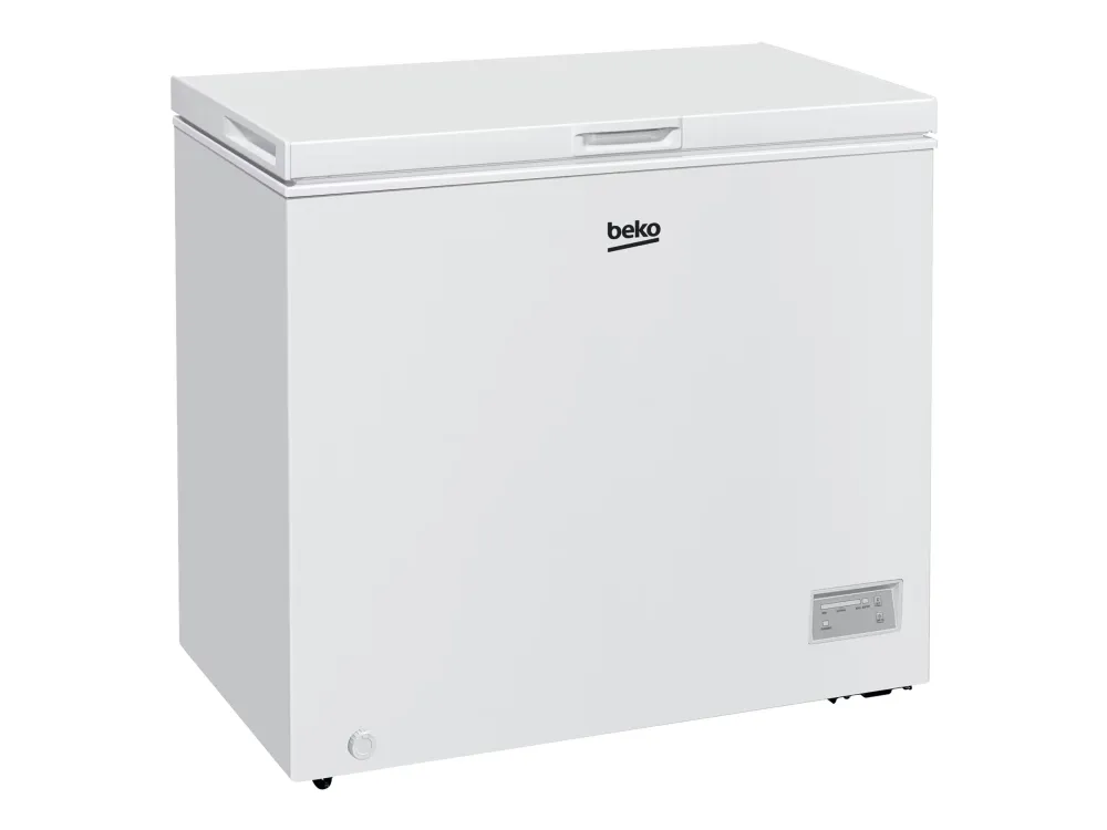 Beko CF200EWN - Kiste - bredde: 90.6 cm - dybde: 54.5 cm - høyde: 84.5 cm - 198 liter - Klasse E - hvit