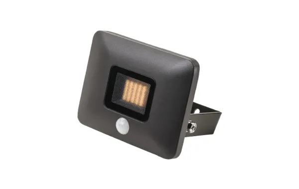 Projektør Flom Mini LED 10W 4000K 1080 lumen, med sensor, grafitt