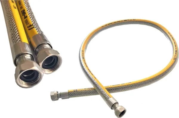 Gassrørledning med to dreibare koblinger G 1/2” e-GAZ Type 111 GW/GW L=1000
