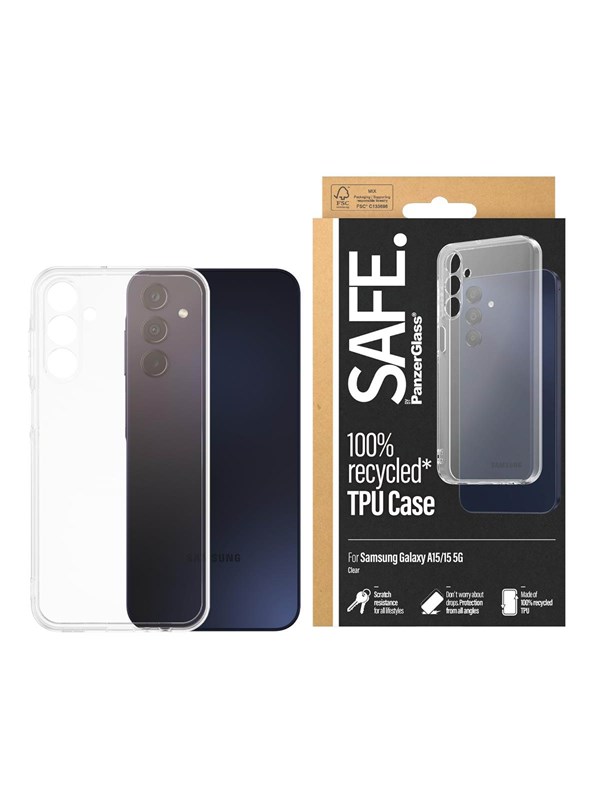 SAFE by PanzerGlass TPU Case Samsung Galaxy A15 | A15 5G | Transparent