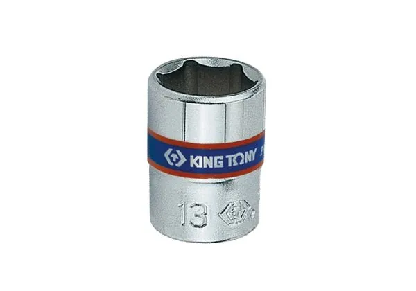 King Tony 2335M, Stikkontakt, 1/4, Metrisk, 1 hoder, 13 mm, Kromvanadiumstål