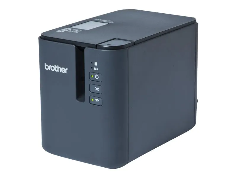 Brother P-Touch PT-P950NW - Etikettskriver - termotransfer - Rull (3,6 cm) - 360 x 720 dpi - inntil 80 mm/sek - USB 2.0, LAN, Wi-Fi(n), USB-vert - kutter