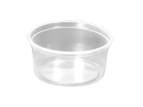 Salatbæger Delipack Ø101mm 250ml Rund PP Semitransparentt,20 pk x 50 stk/krt