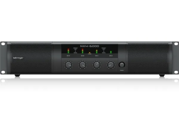 Behringer NX4-6000, 4.0 kanaler, 1600 W, D, 0,2%, 100 dB, 20 - 20000 Hz