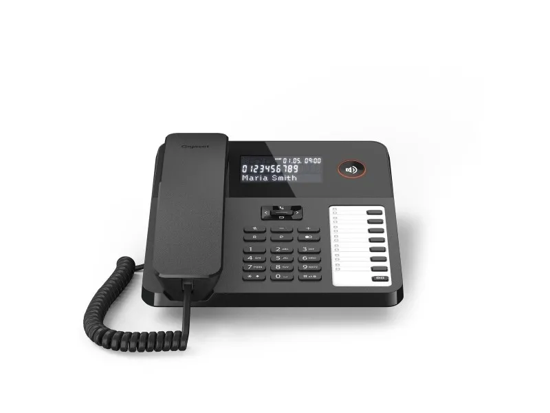 Kablet telefon Gigaset Desk600 svart