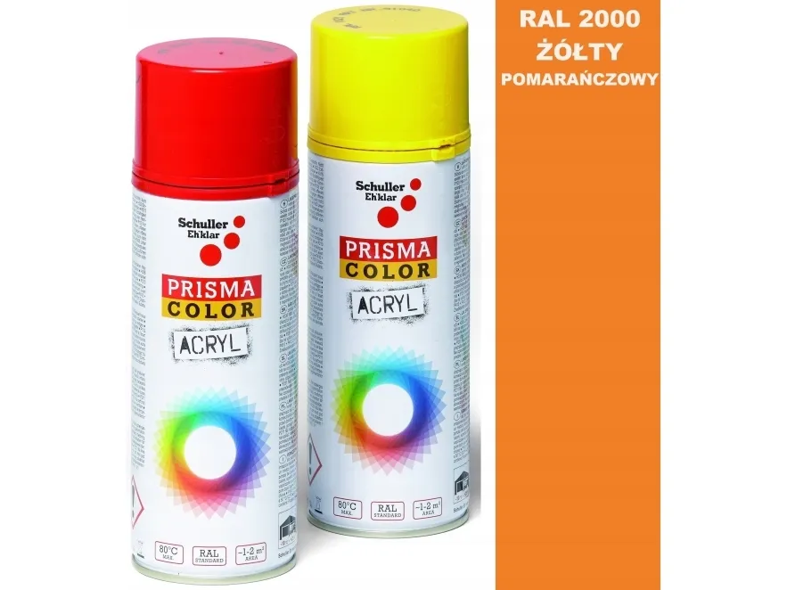 Schuller spraymaling - Prisma Color RAL 2000