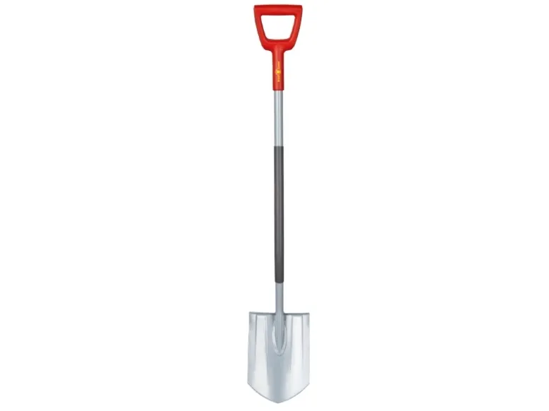 WOLF-Garten ASP-D, Spade, Stål, Rød, Rustfritt stål, D-formet, 123 cm