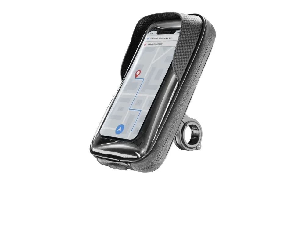 Cellular Line Rider Shield - Sykkelholder for mobiltelefon - inntil 6,7 - svart