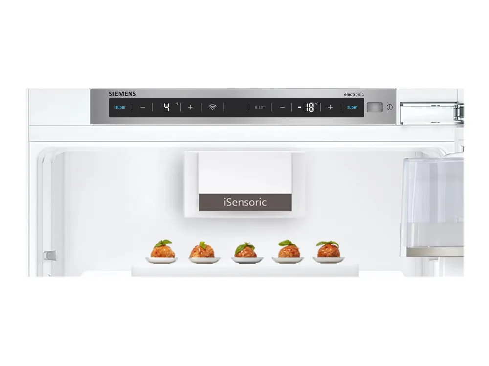 Siemens iQ500 coolEfficiency KI86SHDD0 - Kjøleskap/fryser - bunnfryser - innebygd - fordypning - bredde: 56 cm - dybde: 55 cm - høyde: 177.5 cm - 265 liter - Klasse D