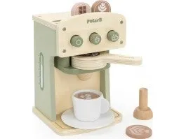 Grønn tre kaffemaskin med tilbehør VIGA PolarB