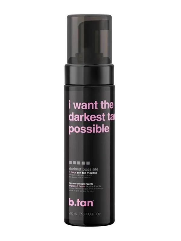 B.tan I Want The Darkest Tan Possible Tan Mousse 200 ml