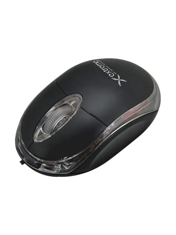 Esperanza EXTREME CAMILLE 3D OPTICAL MOUSE. USB BLACK - Mus - Optisk - 3 knapper - Svart