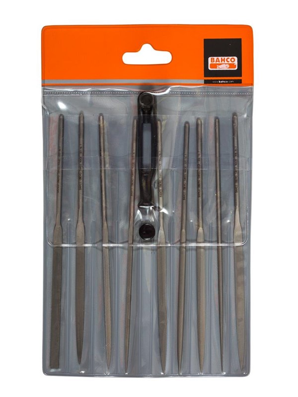 BAHCO 9 pce set of 16cm needle cut 1