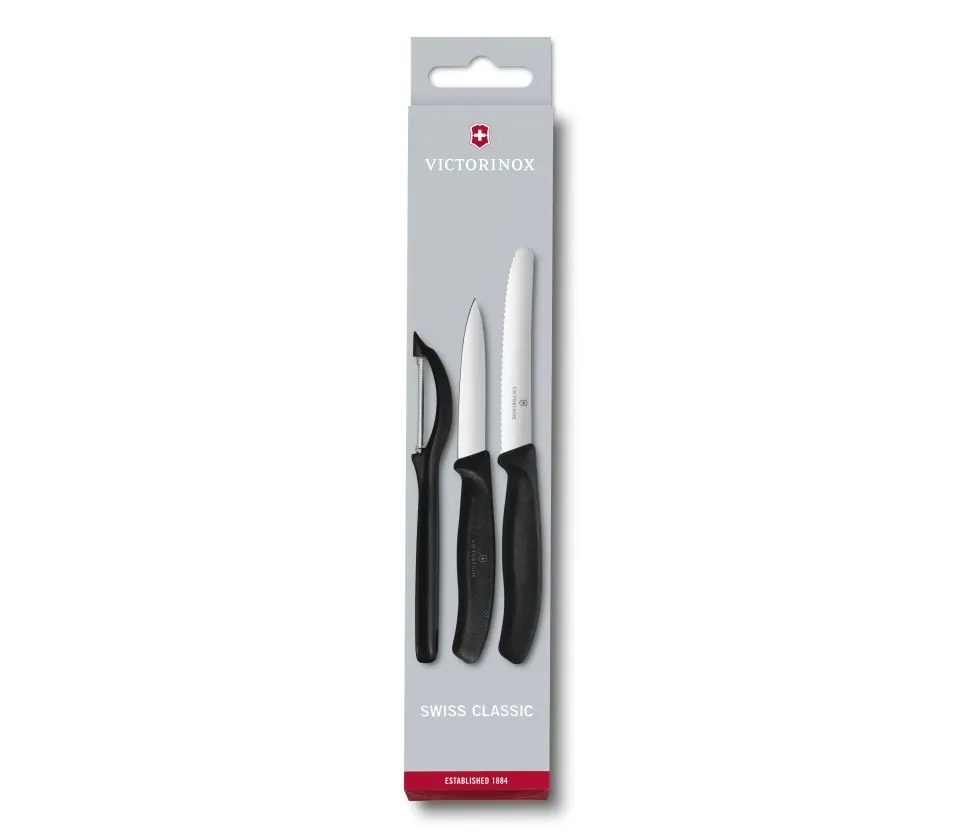 Victorinox Swiss Classic Paring Knife Set with Peeler - 3 Pieces