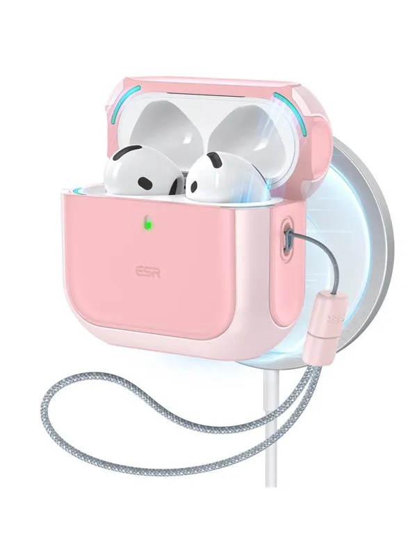 AirPods 4 Orbit Hybrid-deksel (rosa)