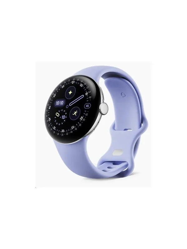 Google Pixel Watch 4 smartklokke 41mm LTE (iris/sølv)