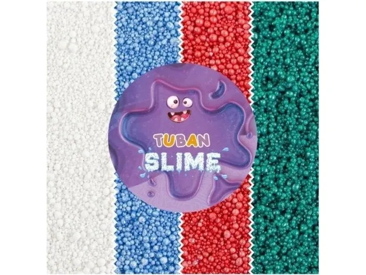 Slime Mineral Glitter 4 farger 12 g TUBAN