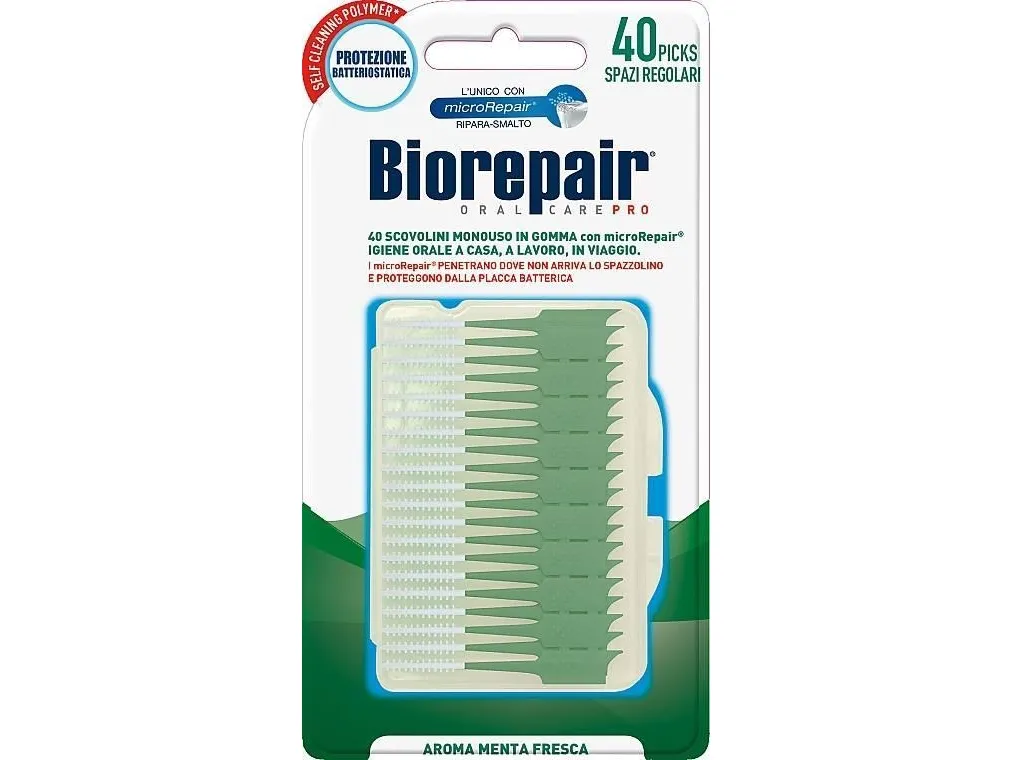 Biorepair engangsgummipinner 40 stk M