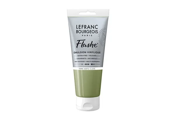 Flashe akrylmaling 80 ml lys grønn jord