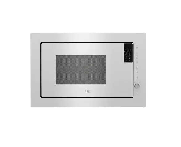 Beko BMGB25333WG, Innebygget, Grill mikrobølge, 25 l, 900 W, Innebygd skjerm, LED