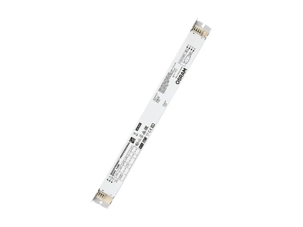 Osram QTP5 1X80, 100000 timer, -20 - 50 °C, 198 - 264 V, 50/60 Hz, 40 A, 30 mm