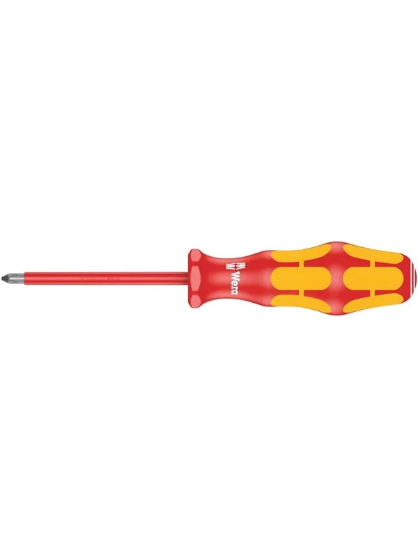 Wera 162 i PH VDE Insulated screwdriver for Phillips screws. PH 1 x 80 mm