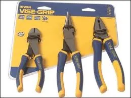IRWIN tangsett 3 deler: spisstang 150 mm, forlenget 200 mm, universell 175 mm