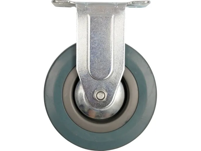 Vorel stålsirkel med grå gummi 100 mm 87353